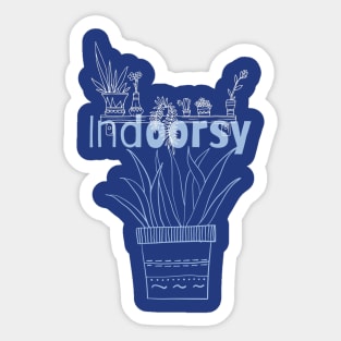 indoorsy Sticker